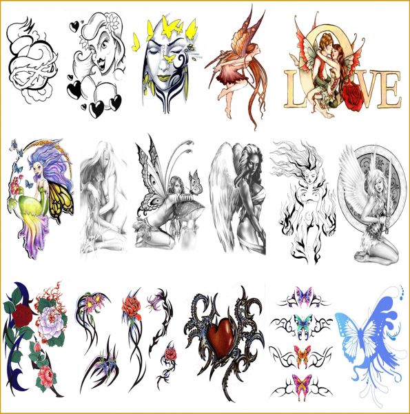 Tattoo Designs für Frauen. 3 eBooks Tattoo Design Vorlagen für Frauen.