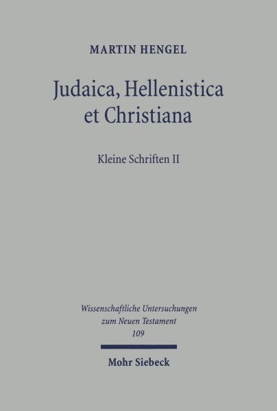 Judaica, Hellenistica et Christiana