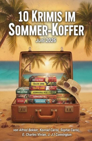 10 Krimis im Sommer-Koffer Juni 2026