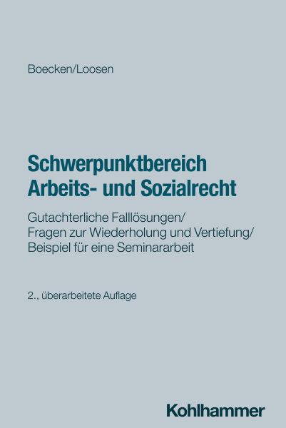 Schwerpunktbereich Arbeits- und Sozialrecht