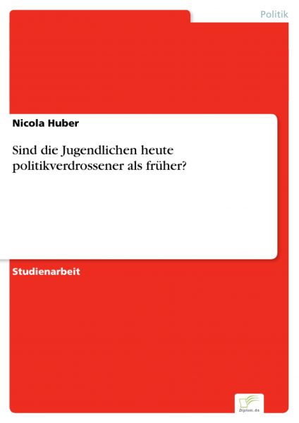 Sind die Jugendlichen heute politikverdrossener als früher?