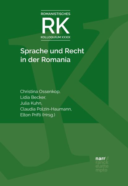 Sprache und Recht in der Romania