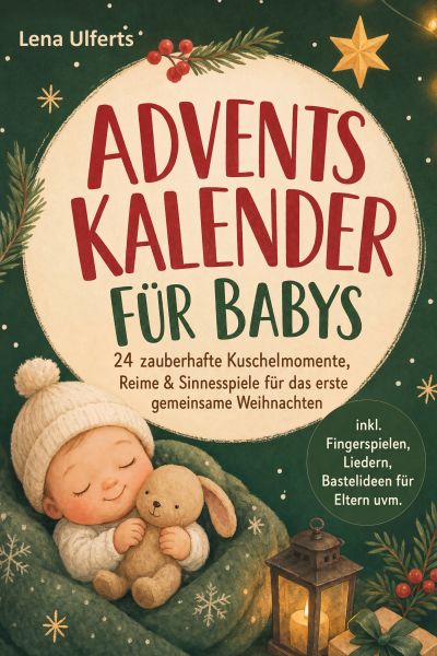 Adventskalender für Babys: 24 zauberhafte Kuschelmomente, Reime & Sinnesspiele für das erste gemeins