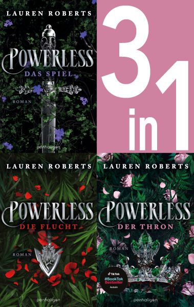 Die Powerless-Trilogie Band 1-3: Das Spiel / Die Flucht / Der Thron (3in1-Bundle)