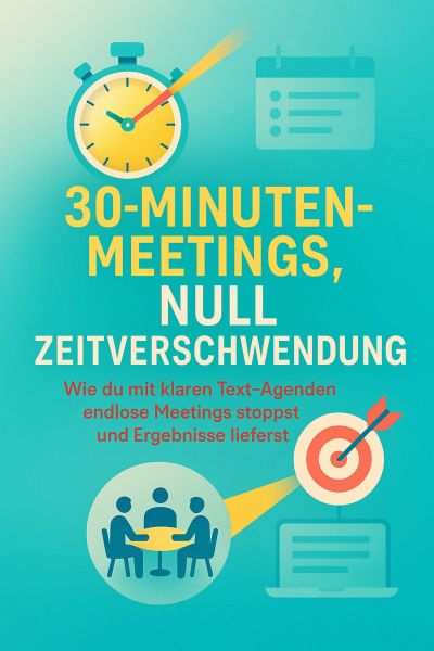 30-Minuten-Meetings, Null Zeitverschwendung