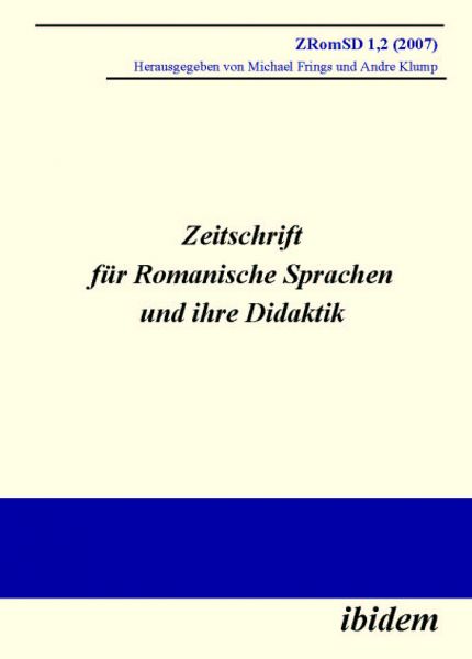 Zeitschrift für Romanische Sprachen und ihre Didaktik