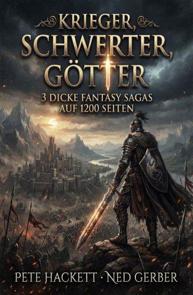 Krieger, Schwerter, Götter - 3 dicke Fantasy Sagas auf 1200 Seiten