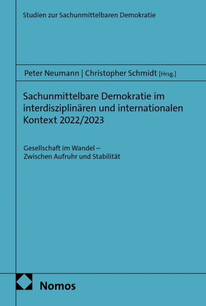 Sachunmittelbare Demokratie im interdisziplinären und internationalen Kontext 2022/2023