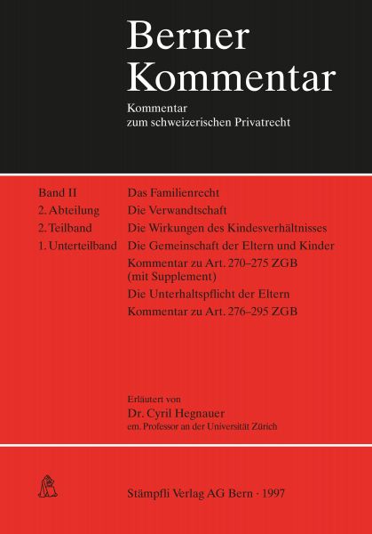 Berner Kommentar. Kommentar zum schweizerischen Privatrecht