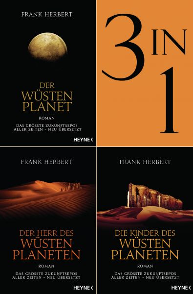 Der Wüstenplanet Band 1-3: Der Wüstenplanet / Der Herr des Wüstenplaneten / Die Kinder des Wüstenpla