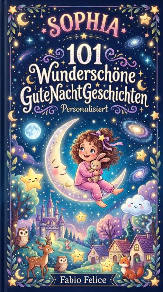 Sophia. 101 Wunderschöne Gute Nacht Geschichte. Personalisiert.