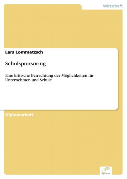 Schulsponsoring