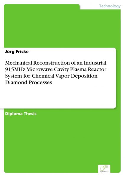 Mechanical Reconstruction of an Industrial 915MHz Microwave Cavity Plasma Reactor System for Chemica