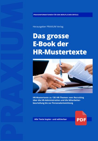 Das grosse E-Book der HR-Mustertexte