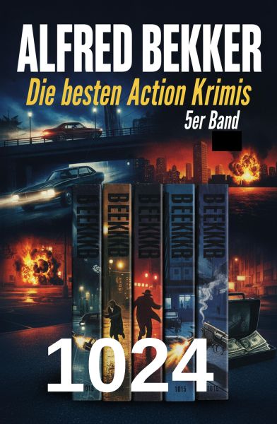 Die besten Action Krimis 5er Band 1024