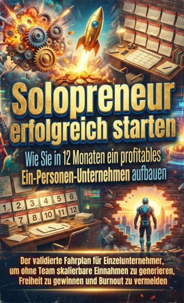 Solopreneur erfolgreich starten: Wie Sie in 12 Monaten ein profitables Ein-Personen-Unternehmen aufb