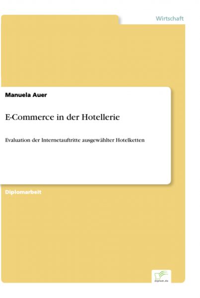 E-Commerce in der Hotellerie