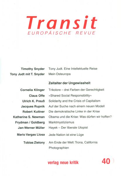 Transit 40. Europäische Revue