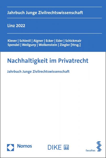 Nachhaltigkeit im Privatrecht