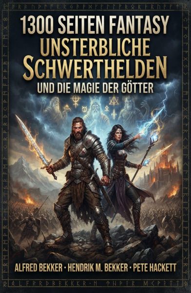 1300 Seiten Fantasy: Unsterbliche Schwerthelden und die Magie der Götter