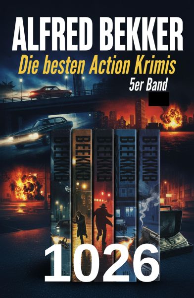 Die besten Action Krimis 5er Band 1026