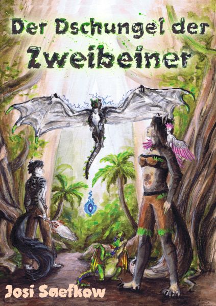 Der Dschungel der Zweibeiner. Illustrierter Fantasieroman über Katzenmenschen und Drachen