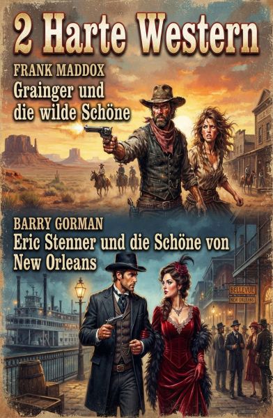 2 Harte Western: Grainger und die wilde Schöne / Eric Stenner und die Schöne von New Orleans