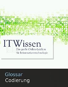 Glossar Codierung