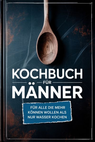 Kochbuch für Männer: Für alle die mehr können wollen als nur Wasser kochen - inkl. Benimmregeln - Fü