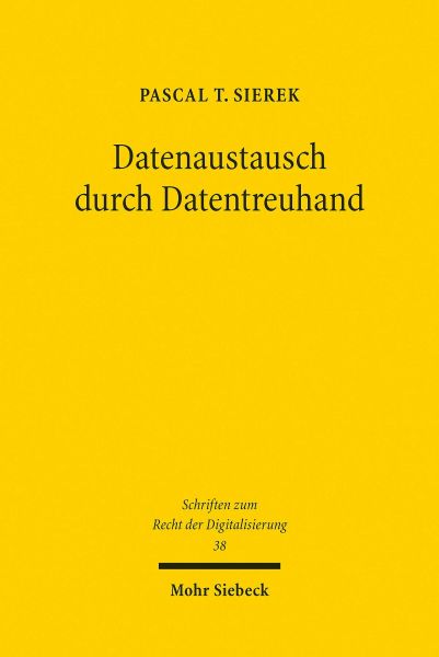 Datenaustausch durch Datentreuhand