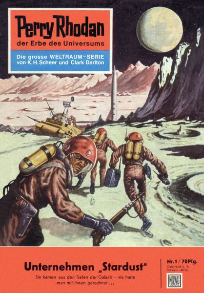 Cover K.H. Scheer: Perry Rhodan 1: Unternehmen Stardust