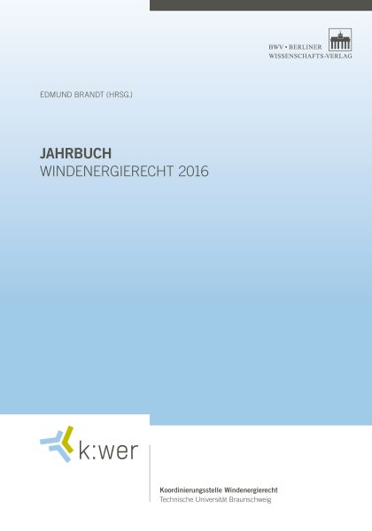 Jahrbuch Windenergierecht 2016