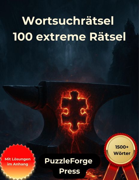 Wortsuchrätsel - 100 extreme Rätsel