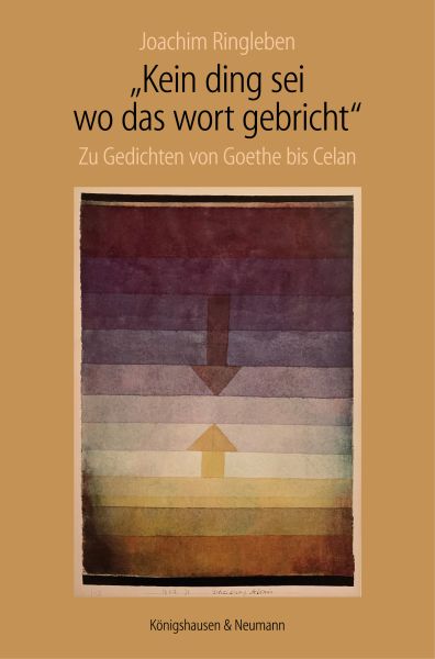 "Kein Ding sei wo das wort gebricht"