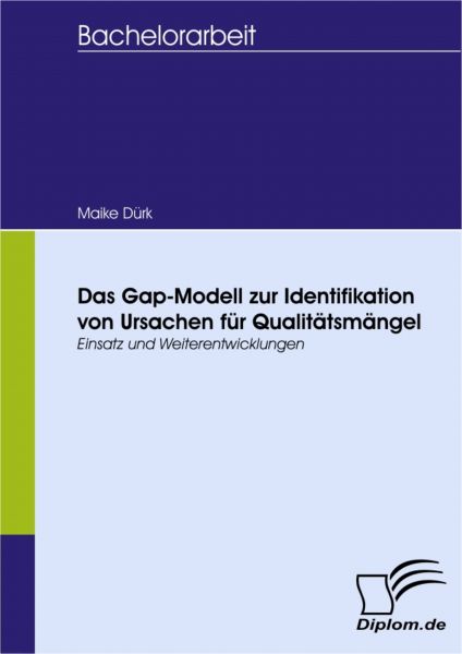 Das Gap-Modell zur Identifikation von Ursachen für Qualitätsmängel
