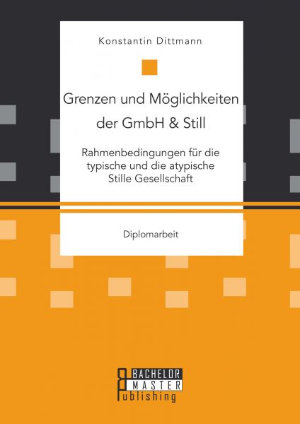 Grenzen und Möglichkeiten der GmbH & Still: Rahmenbedingungen für die typische und die atypische Sti