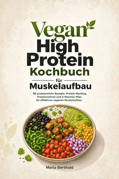 Vegan High Protein Kochbuch für Muskelaufbau