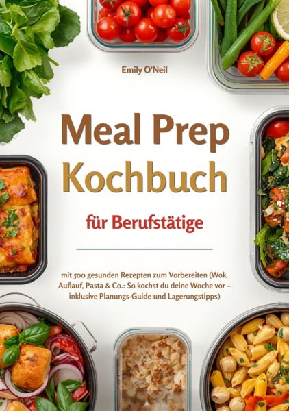 Meal Prep für Berufstätige mit 500 gesunden Rezepten zum Vorbereiten (Wok, Auflauf, Pasta & Co.: So