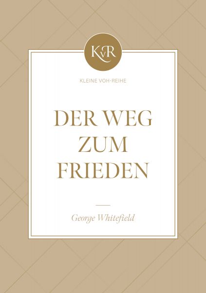 Der Weg zum Frieden