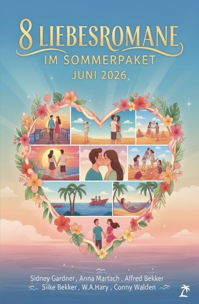 8 Liebesromane im Sommerpaket Juni 2026