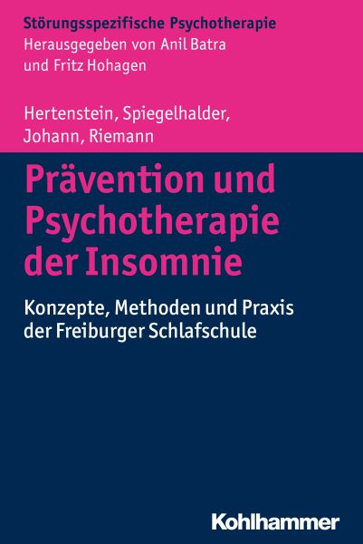 Prävention und Psychotherapie der Insomnie