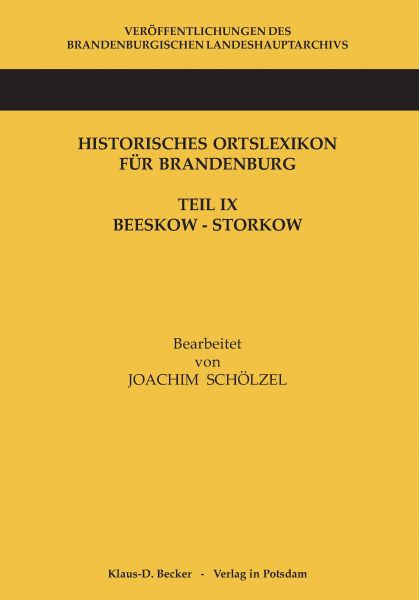 Historisches Ortslexikon für Brandenburg