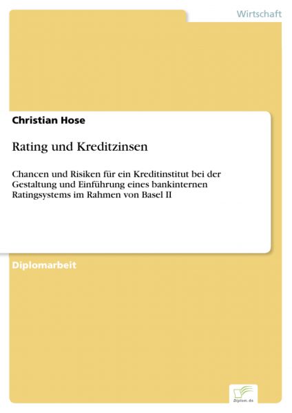 Rating und Kreditzinsen