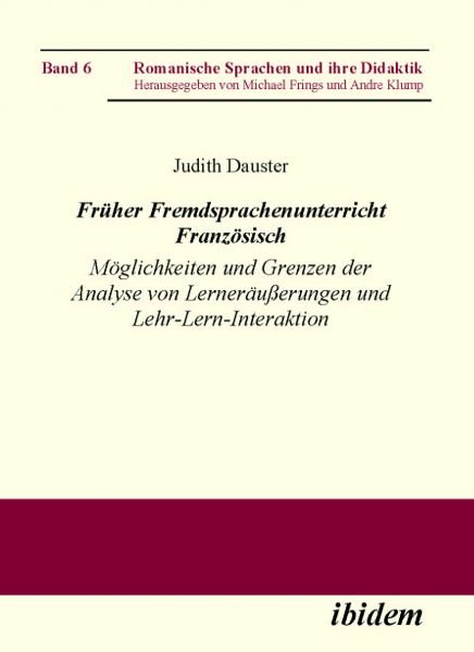 Früher Fremdsprachenunterricht Französisch