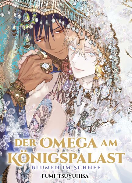 Der Omega am Königspalast - Blumen in Schnee