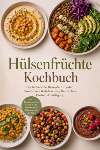 Hülsenfrüchte Kochbuch: Die leckersten Rezepte für jeden Geschmack & Anlass – für pflanzliches Prote