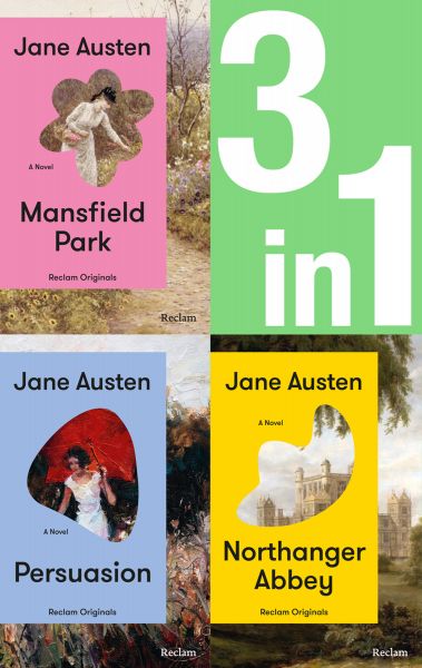 Jane Austen: Three Novels in One (3in1-Bundle). Mansfield Park, Northanger Abbey, Persuasion