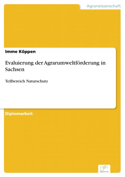 Evaluierung der Agrarumweltförderung in Sachsen