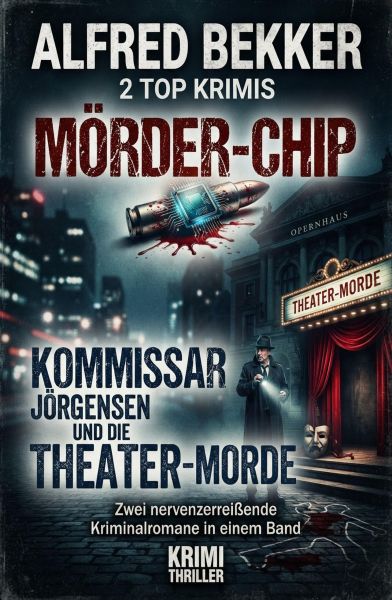 2 Top Krimis: Mörder-Chip / Kommissar Jörgensen und die Theater-Morde