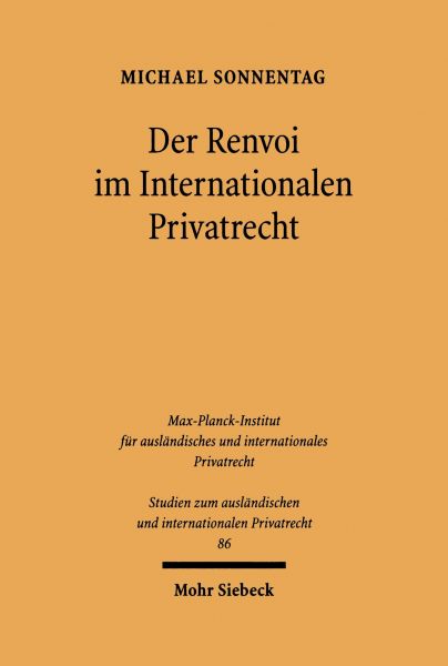 Der Renvoi im Internationalen Privatrecht
